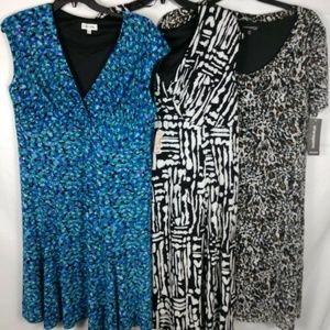 3 WOMENS PLUS SZ 18W DRESSES ALL NWT